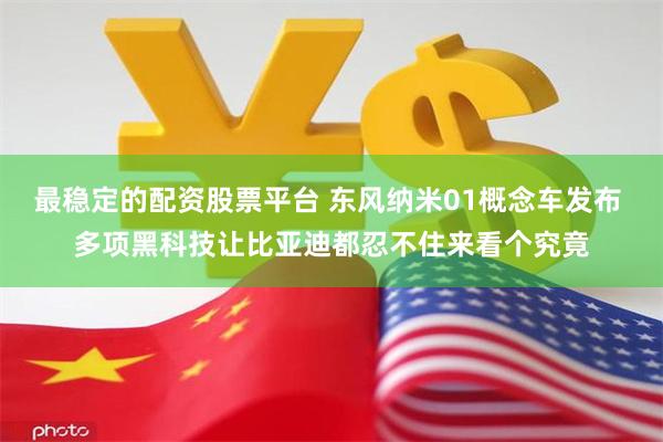 最稳定的配资股票平台 东风纳米01概念车发布 多项黑科技让比亚迪都忍不住来看个究竟