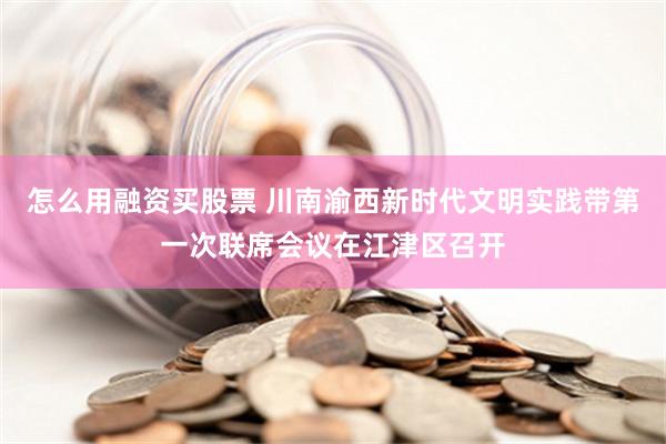怎么用融资买股票 川南渝西新时代文明实践带第一次联席会议在江津区召开