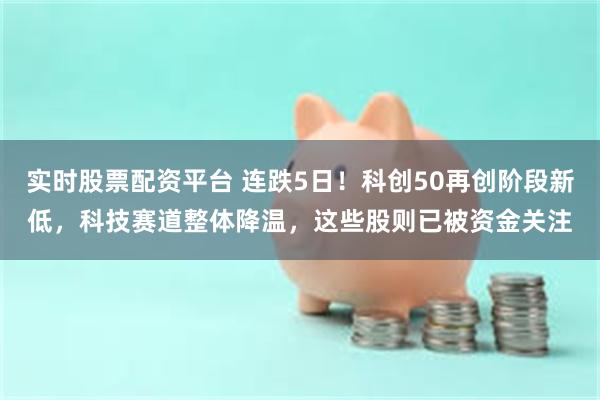 实时股票配资平台 连跌5日！科创50再创阶段新低，科技赛道整体降温，这些股则已被资金关注