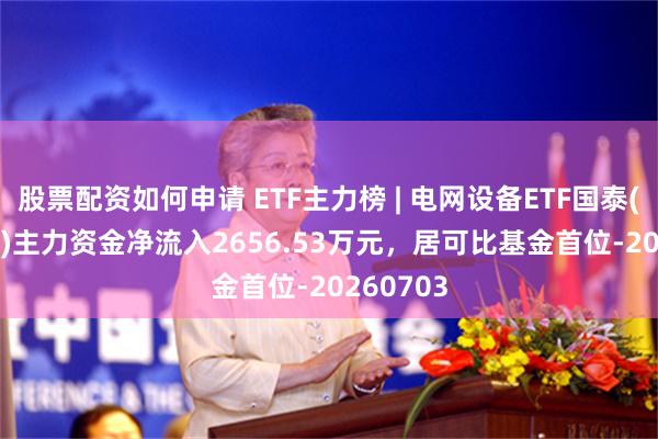 股票配资如何申请 ETF主力榜 | 电网设备ETF国泰(561380)主力资金净流入2656.53万元，居可比基金首位-20260703
