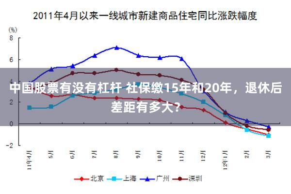 中国股票有没有杠杆 社保缴15年和20年，退休后差距有多大？