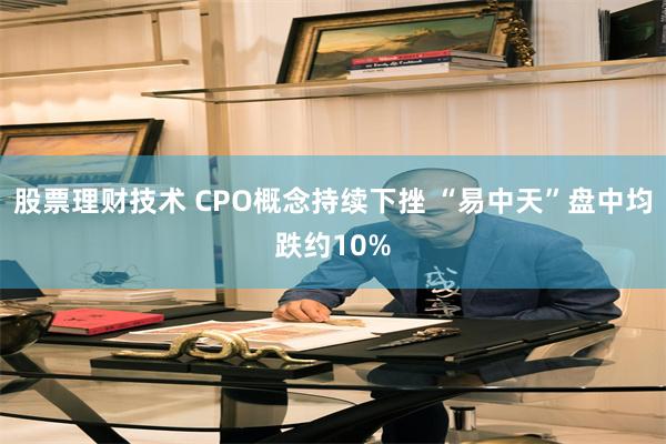 股票理财技术 CPO概念持续下挫 “易中天”盘中均跌约10%