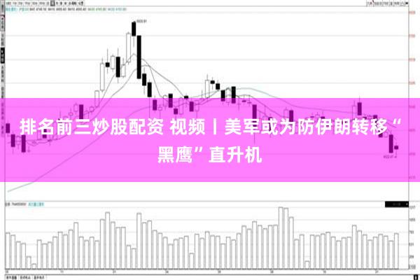 排名前三炒股配资 视频丨美军或为防伊朗转移“黑鹰”直升机