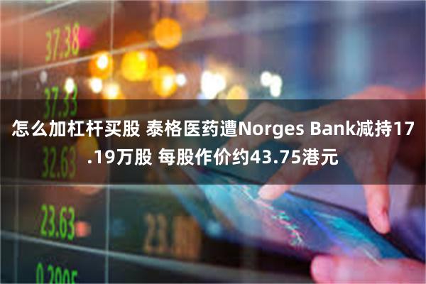 怎么加杠杆买股 泰格医药遭Norges Bank减持17.19万股 每股作价约43.75港元