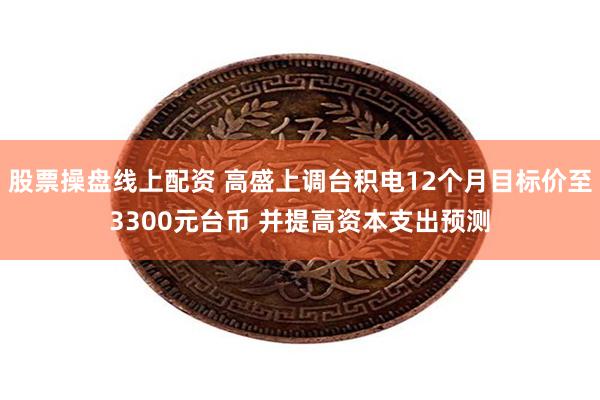 股票操盘线上配资 高盛上调台积电12个月目标价至3300元台币 并提高资本支出预测